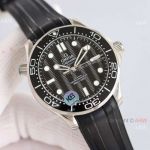 NEW! Swiss Copy Omega New Seamaster Diver 300m Black 42mm No-Date Watches Black Rubber